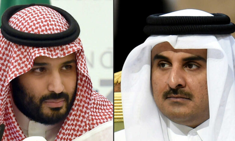 أمير قطر يهاتف ولي العهد السعودي بعد تقرير خاشقجي