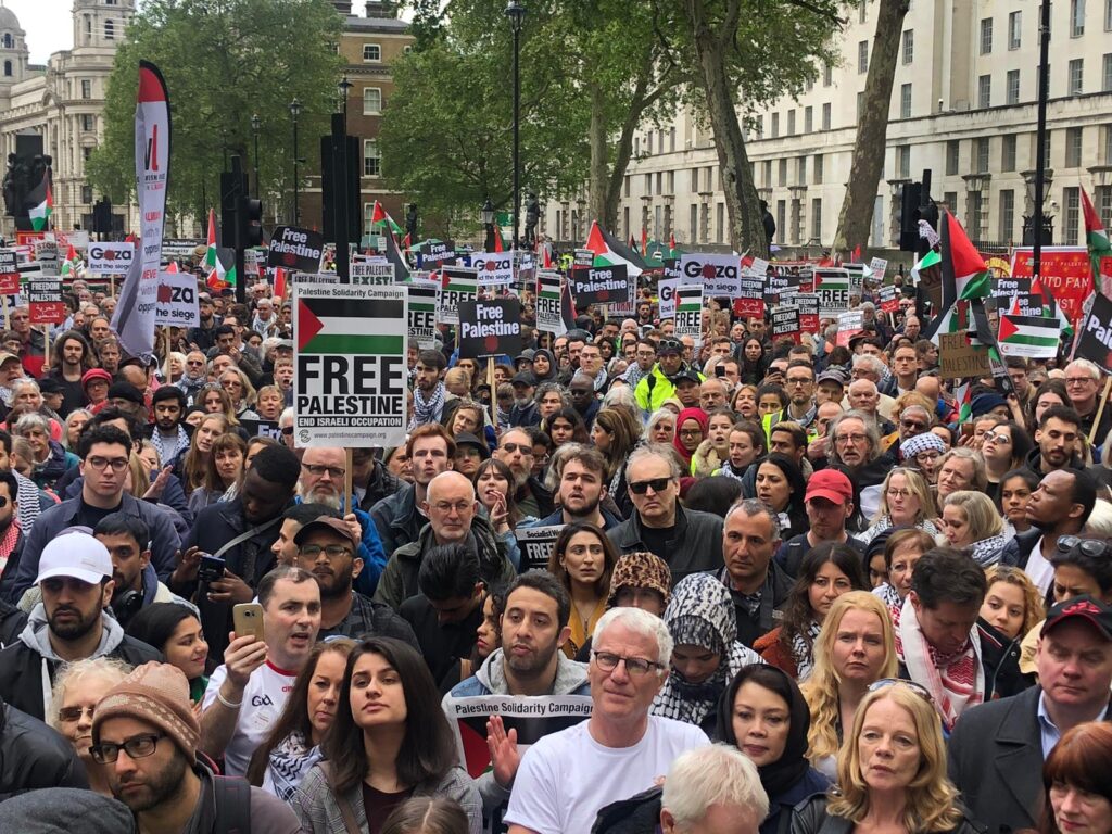 احتجاجات في لندن