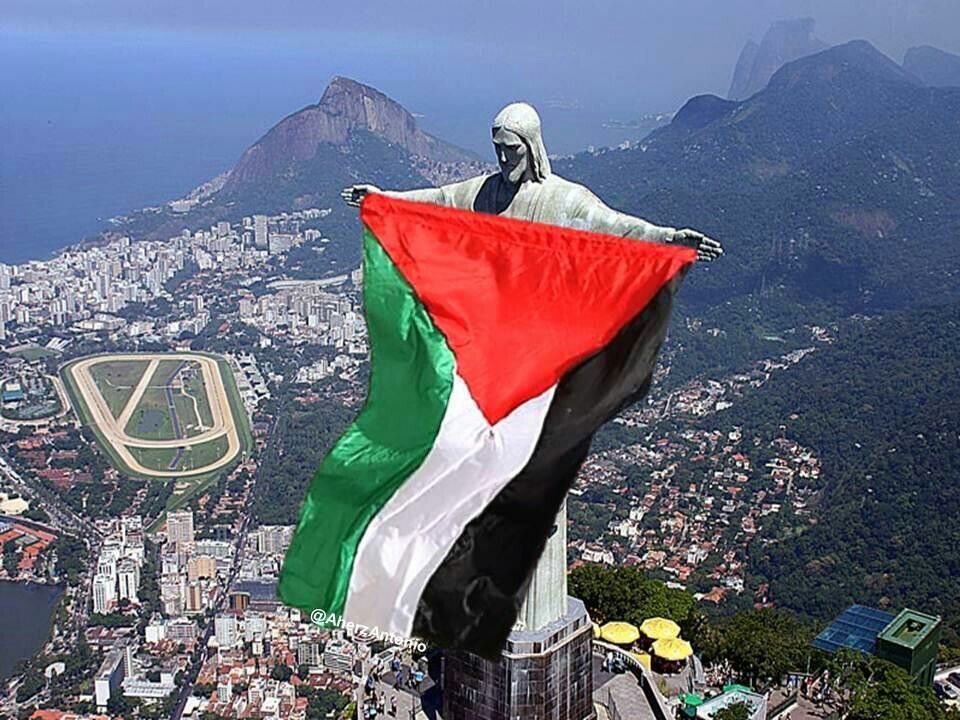 احتجاجات فلسطينية في البرازيل