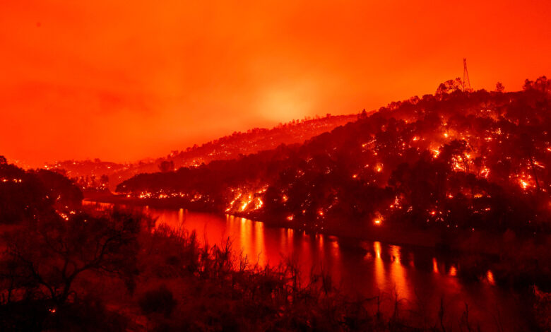 مساحة أكبر من مدينة نيويورك تدمر مع استمرار حريق الغابات في ولاية أوريغون