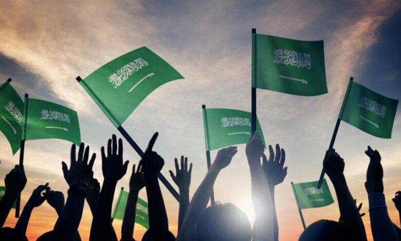 تزينت غالبية المدن بالأعلام السعودية هكذا تحتفل السعودية باليوم الوطني الـ91