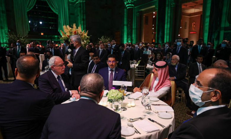 وفد السعودية في نيويورك يقيم حفل اليوم الوطني 91 بحضور وزير الخارجية