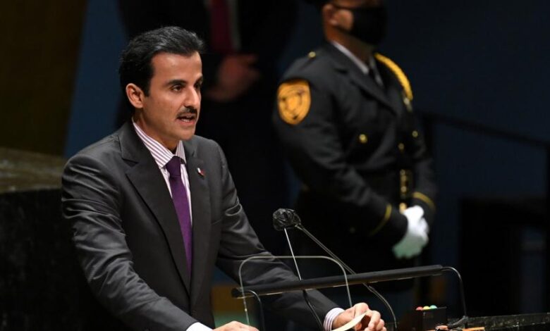 أمير قطر الشيخ تميم بن حمد آل ثاني "إعلان العلا" تجسيد لحل الخلافات بالتعاون