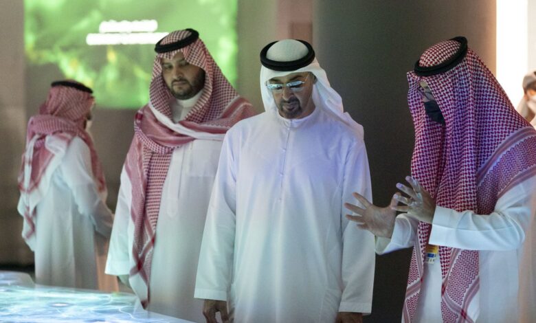 محمد بن زايد يزور الجناح السعودي في إكسبو 2020 دبي