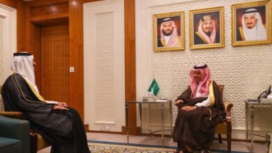 وزير الخارجية السعودي يبحث مع سفير قطر القضايا ذات الاهتمام المشترك