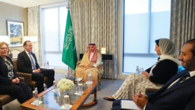 وزير الخارجية السعودي يبحث مخاوف السلام في الشرق الاوسط مع الأمريكيين