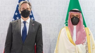 وزير الخارجية السعودي والأمريكي يناقشان جهود توطيد السلام