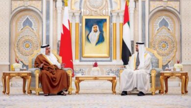 الامارات و البحرين تتفقان على تعزيز التعاون في مختلف المجالات