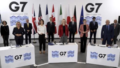 مجموعة السبع G7: إن على إيران وقف التصعيد النووي على الفور!!