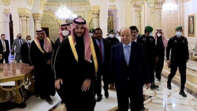 عبد ربه منصور يلتقي نائب وزير الدفاع السعودي الامير خالد بن سلمان
