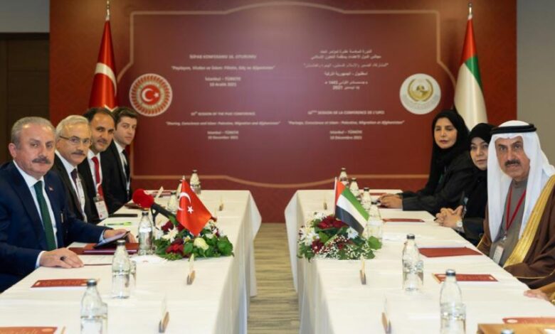 ظل تحسن العلاقات بين البلدين.. لقاء برلماني تركي إماراتي رفيع بإسطنبول