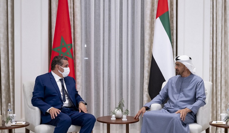 محمد بن زايد يستقبل رئيس الحكومة المغربية..هل هي وساطة للتطبيع؟