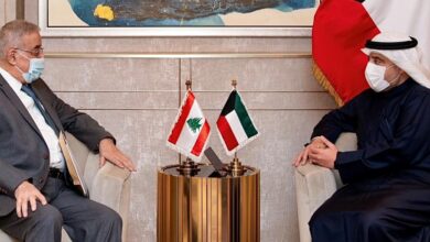 مباحثات كويتية لبنانية قبيل اجتماع وزراء الخارجية العرب