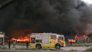 صورة قالت حكومة إمارة دبي..لا إصابات في حريق جديد بمنطقة جبل علي