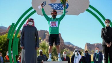 الدرّاج الأسترالي إيوان يفوز بلقب المرحلة الأولى من سباق طواف السعودية 2022