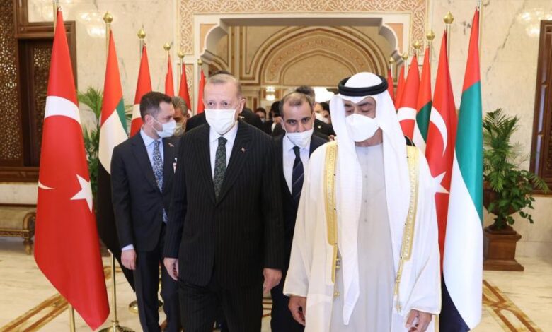 13 اتفاقية في أول زيارة لأردوغان إلى الإمارات منذ 2013