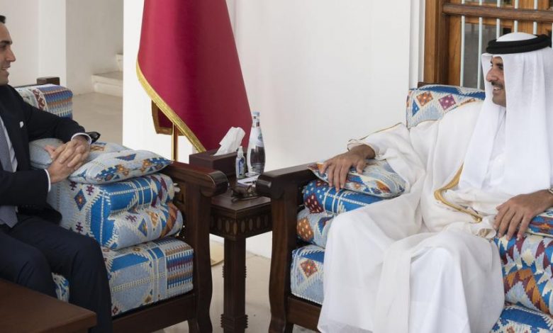 على وقع أزمة الغاز.. أمير قطر يلتقي وزير خارجية إيطاليا