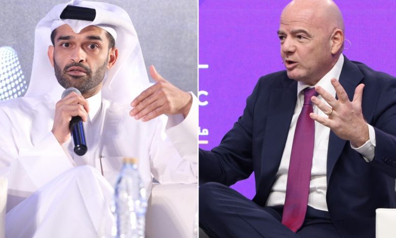 "العد التنازلي لأعظم حدث على وجه الأرض".. رئيس الفيفا والذوادي يكشفان حقائق جديدة عن كأس العالم في قطر