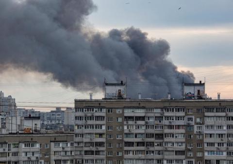 انفجارات تهز كييف بعد أسابيع من الهدوء النسبي