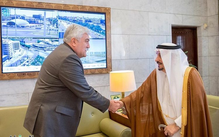 أمير الرياض يستقبل سفير رومانيا لدى المملكة