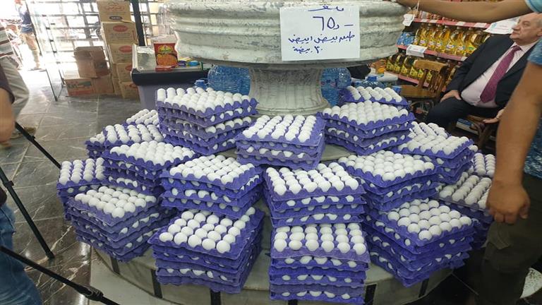 التموين: طرح طبق البيض في المجمعات الاستهلاكية بسعر 65 جنيهًا