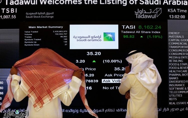 سوق الأسهم السعودية يغلق مرتفعًا عند 11964 نقطة