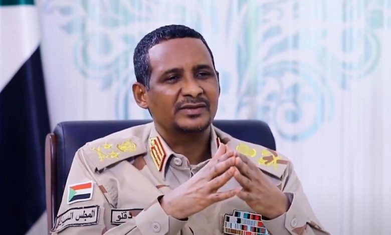 حميدتي: السودان يعاني من الاقتتال والحروب والفتن والكراهية