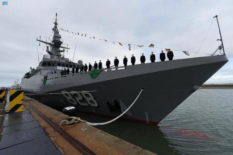 «البحرية» السعودية تستقبل سفينة جلالة الملك «الجبيل» قادمة من إسبانيا