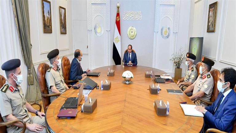 السيسي يتابع أعمال إنشاء مقر القيادة الاستراتيجية ومدينة مصر للألعاب بالعاصمة الإدارية