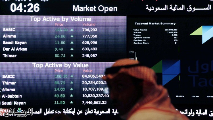 سوق الأسهم السعودية يغلق مرتفعًا عند 12431 نقطة