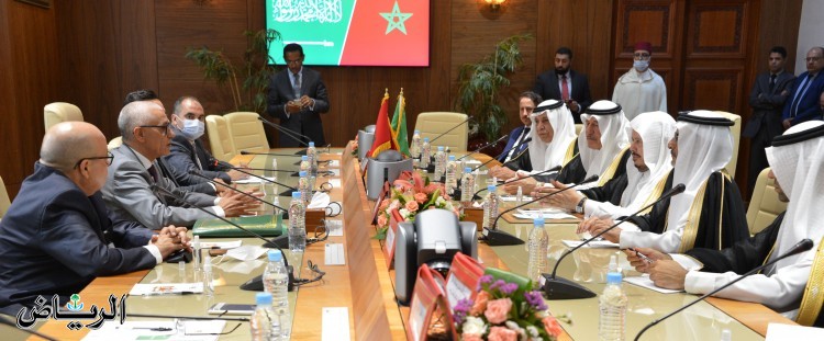 رئيس مجلس الشورى يعقد جلسة مباحثات مع رئيس مجلس النواب المغربي
