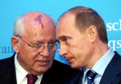بوتين وقادة أوروبيون ينعون غورباتشوف
