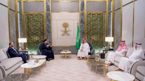 ولي العهد السعودي يلتقي زعيم تيار الحكمة العراقي