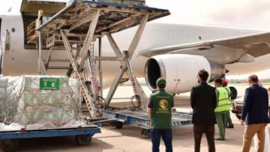 تواصل الجسر الإغاثي السعودي لباكستان بوصول طائرتين إغاثيتين