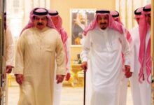 خادم الحرمين يستقبل العاهل البحريني