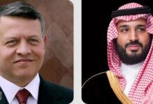 ملك الأردن يهنئ ولي العهد بمناسبة صدور الأمر الملكي بأن يكون رئيساً لمجلس الوزراء