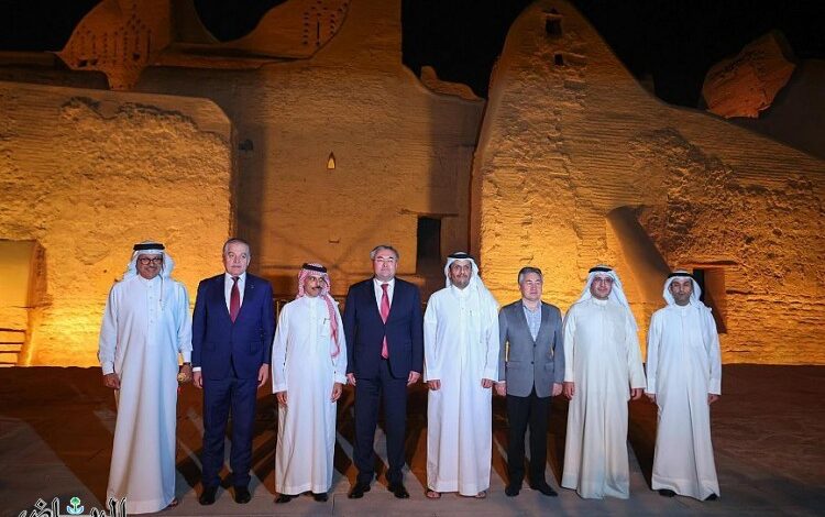 فيصل بن فرحان يستقبل وزراء خارجية دول الخليج وآسيا الوسطى