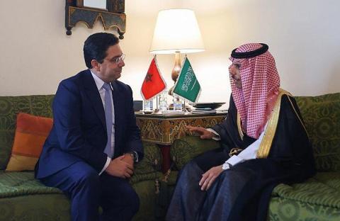 وزيرا خارجية السعودية والمغرب يبحثان التطورات الإقليمية