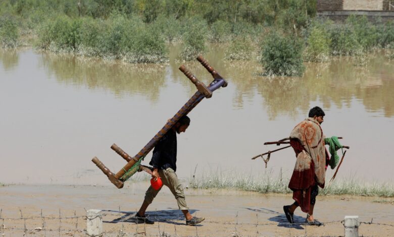 ثلث باكستان تحت الماء.. الفيضانات تهدد الأمن الغذائي في البلاد