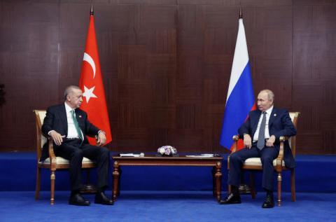بوتين وإردوغان يناقشان إنشاء «مركز غاز» في تركيا للتصدير إلى أوروبا