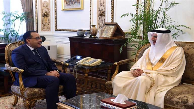 مدبولي يلتقي سفير البحرين لدى مصر بمناسبة انتهاء فترة عمله في القاهرة