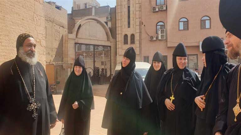 زيارة وفد رهباني روسي لدير الأنبا بيچول وبشاي بسوهاج