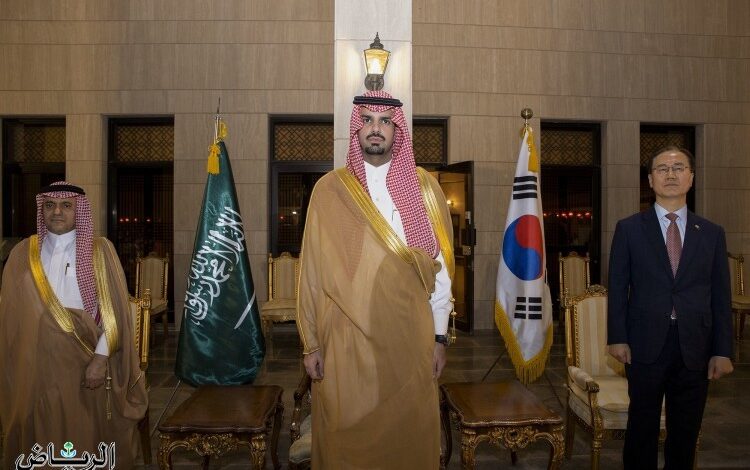 أمين الرياض يحضر حفل سفارة كوريا