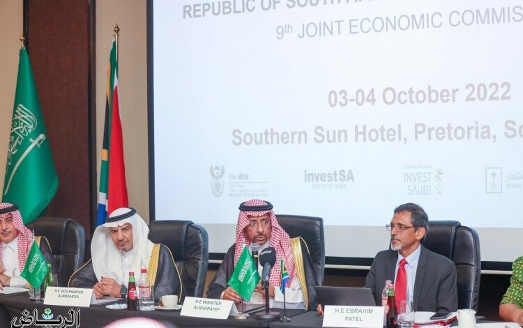 الخريف: جنوب أفريقيا بوابة رئيسة لنفاذ المنتجات والخدمات السعودية لمعظم دول أفريقيا