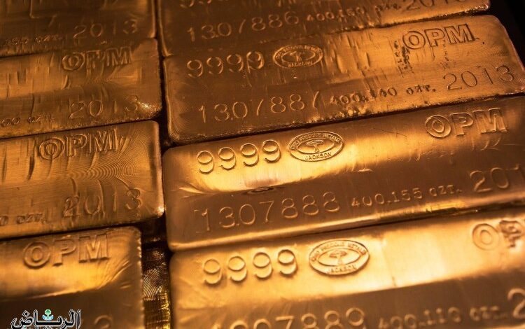 ارتفاع أسعار الذهب في المعاملات الفورية 0.3 %