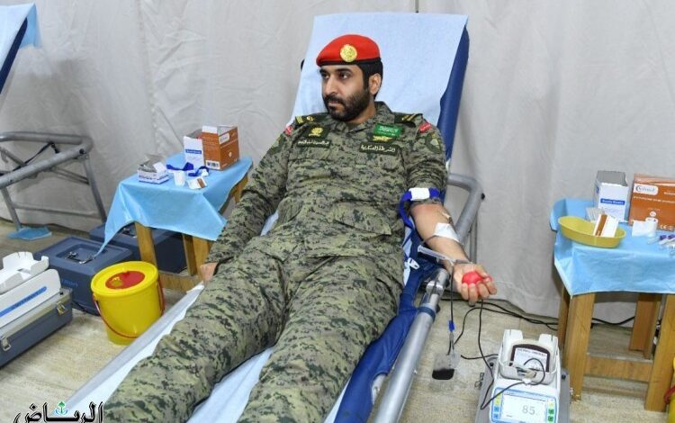 الخدمات الطبية بوزارة الداخلية تختتم حملة التبرع بالدم في جوازات الرياض