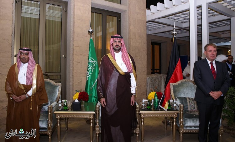 أمين الرياض يحضر حفل سفارة ألمانيا لدى المملكة