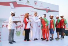 مشاركة واسعة بالفاعلية الرياضية لجمعية الصداقة العمانية البحرينية