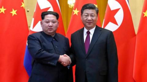 الرئيس الصيني يؤكد لزعيم كوريا الشمالية أهمية تعزيز التعاون بين البلدين