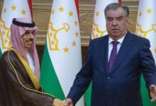 وزير الخارجية السعودي ونظيره الطاجيكي بحثا تعزيز العلاقات الثنائية